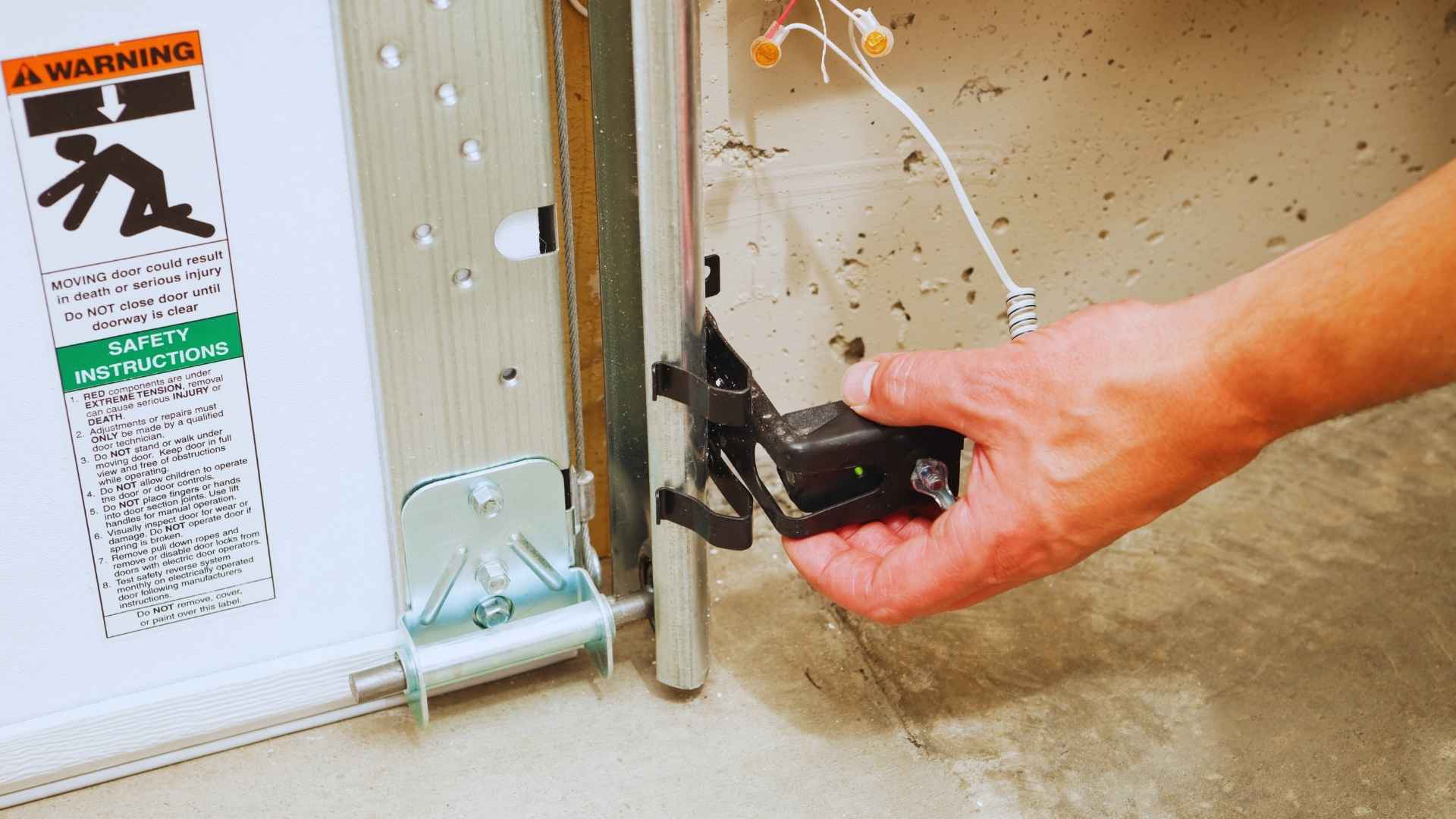 Garage Door Track Adjustment & Repair 